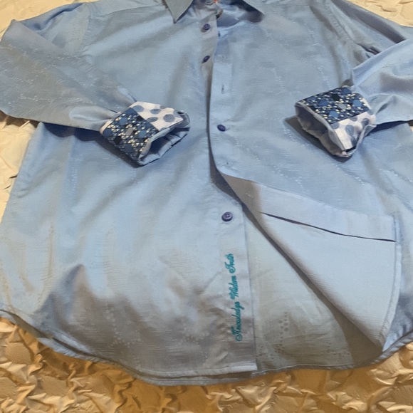 Mens Robert Graham button down shirt - Picture 3 of 7